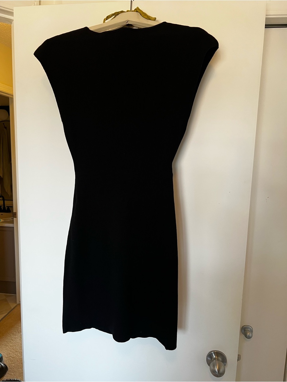 Wilfred Black Cutout Midi Dress